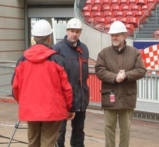 Bosma & Bronkhorst, overleg op locatie Amsterdam ArenA