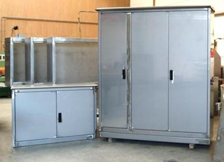 RVS Buitenkasten (ongespoten)