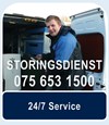 24/7 SERVICE      Storingsdienst T: 075 653 1500