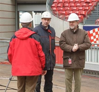 Bosma & Bronkhorst, overleg op locatie Amsterdam ArenA