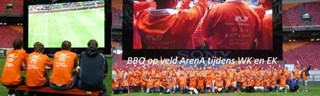 B&B BBQ op veld Amsterdam ArenA